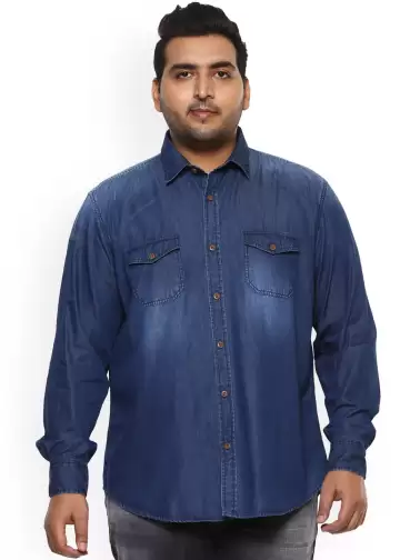 Plus Size Men Regular Fit Casual Shirt - image 4