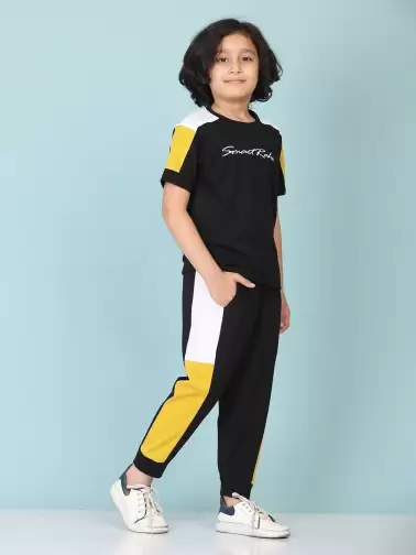 Boys Cotton T-shirt & Trousers - image 2