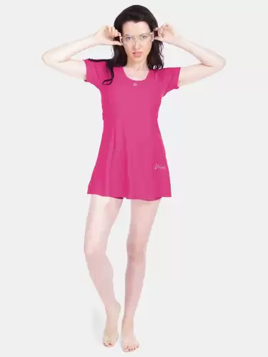 Round Neck Swimming Dress - image 2