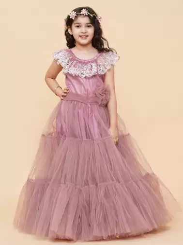 Girls Fit & Flare Maxi Dress - image 2