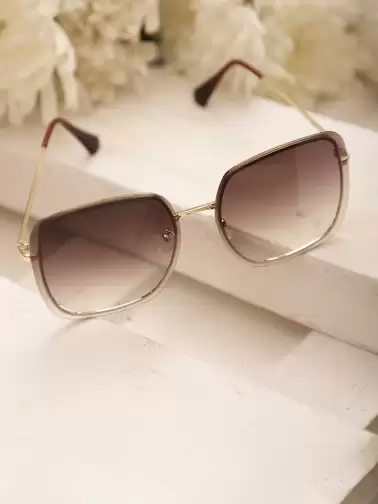 Women Square Sunglasses with UV Protected Lens - image 2
