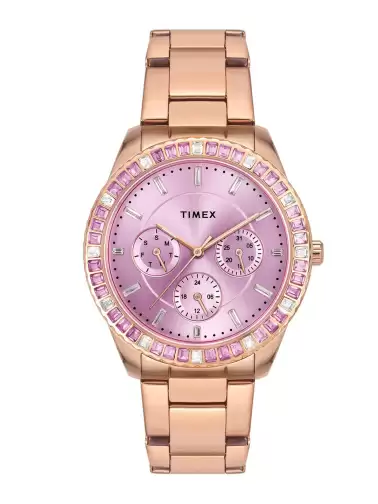 Women Stainless Steel Straps Multi Function Watch - image 3