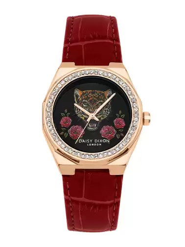 Women Leather Straps Watch - image 2