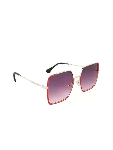 Women Square Sunglasses with Polarised Lens - image 2