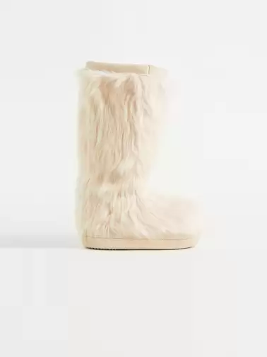 Women Faux Fur Boots - image 2