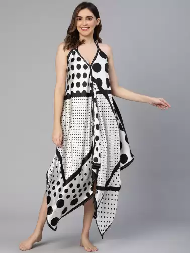 Printed Beachwear Dress - image 2