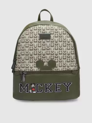 Women Leather Graphic Backpack - image 2