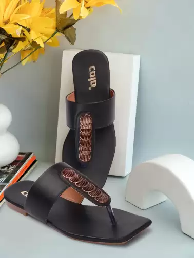 Women Open Toe Flats - image 2