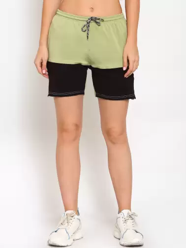 Women Colourblocked Shorts - image 2