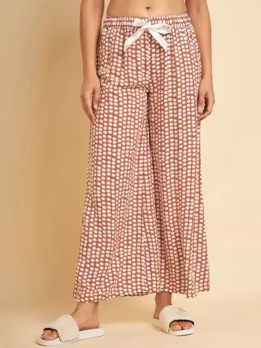 Women Printed Lounge Pants - image 2