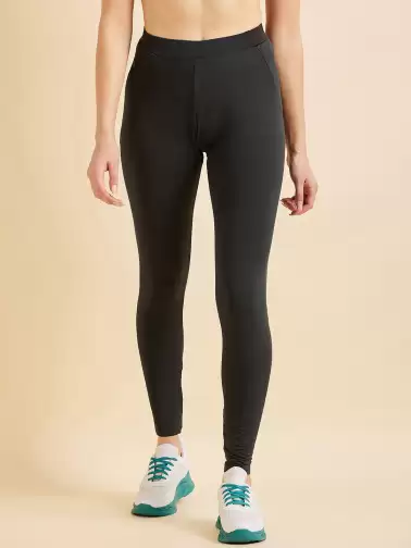 Women Mid Rise Knitted Tights - image 2