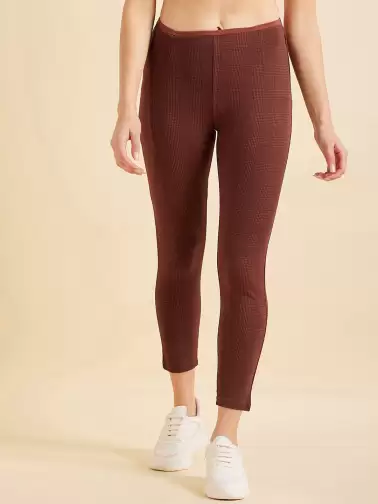 Women Mid Rise Knitted Tights - image 2