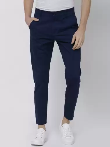 Men Tapered Fit Chinos - image 2
