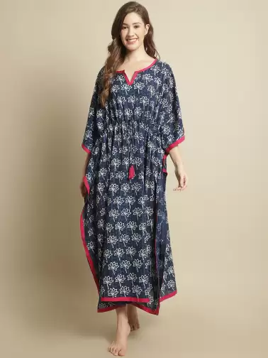 Printed Pure Cotton Nightdress - image 2