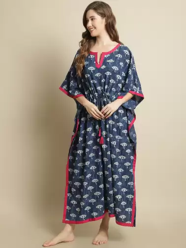 Printed Pure Cotton Nightdress - image 2