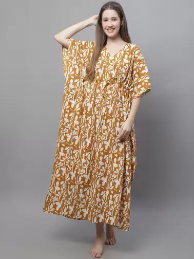 Printed Pure Cotton Nightdress - image 2