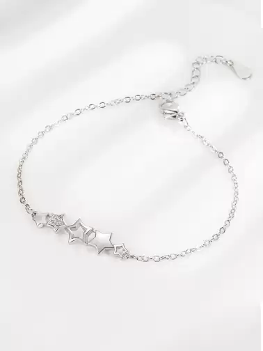 Women Silver-Plated Bracelet - image 2