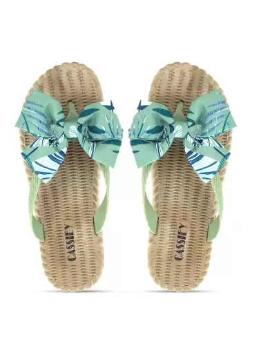 Women Printed Thong Flip-Flops - image 2