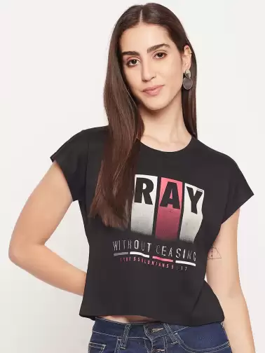 Typography Printed T-shirt - image 2