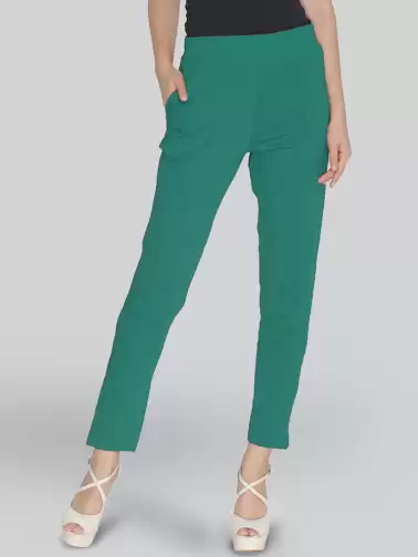 Women Knitted Trousers - image 2
