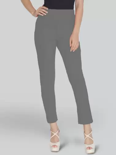Women Cotton Cropped Trousers - image 2