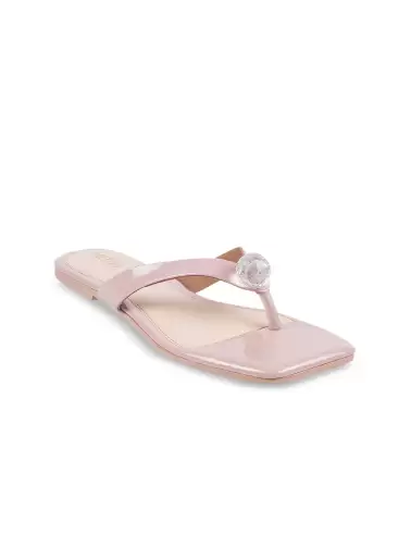 Women T-Strap Flats - image 2