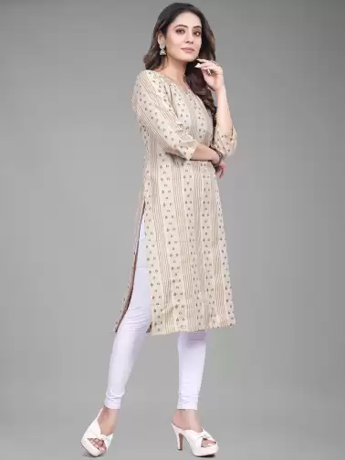 Women Geometric Printed Kurta - image 2