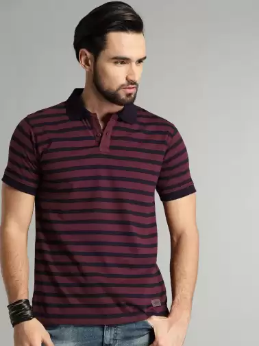 Time Travlr Polo Collar T-shirt - image 2