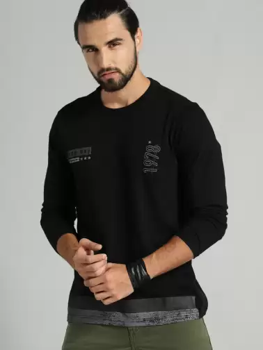 Printed Round Neck T-shirt - image 2