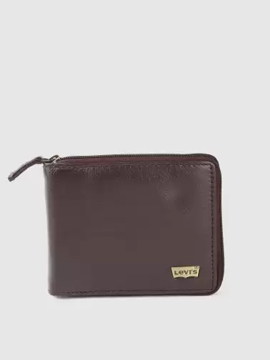 Men Textured Zip Around Wallet - image 2