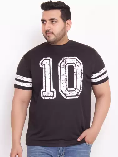 Plus Size Printed Round Neck T-shirt - image 2