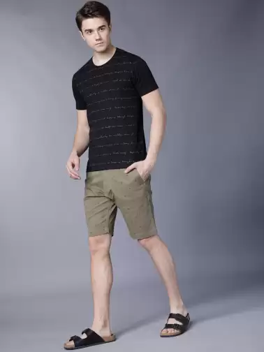 Men Slim Fit Chino Shorts - image 2