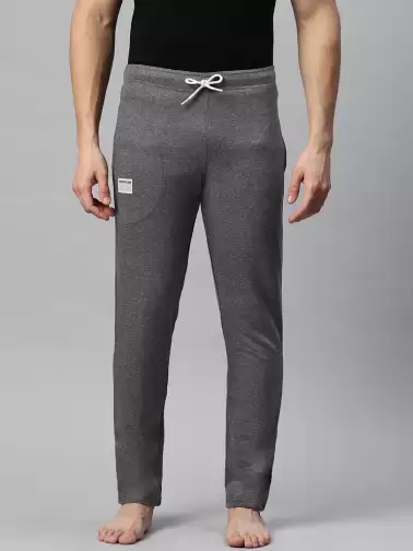 Men Solid Lounge Pants - image 2