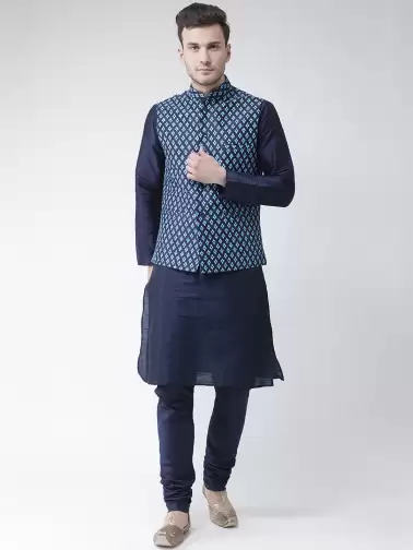 Men Solid Kurta Set - image 2