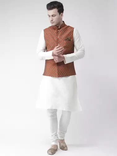 Men Solid Kurta Set - image 2