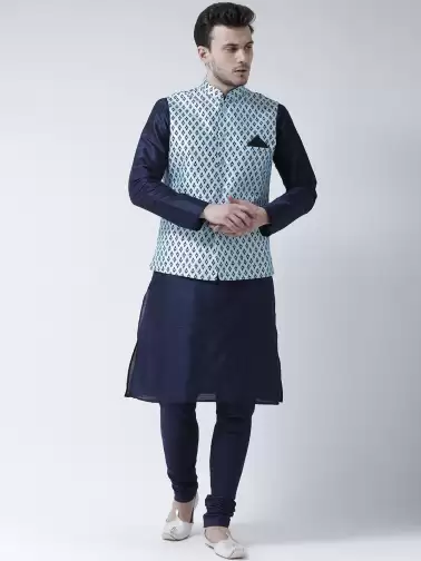 Men Solid Kurta Set - image 2
