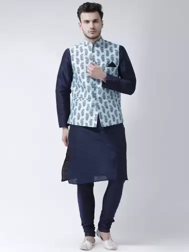 Men Solid Kurta Set - image 2