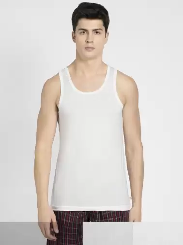 Men Pack of 3 Easy Tuck Vest - image 2