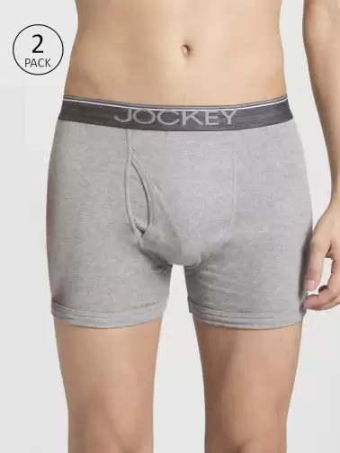 Men Pack of 2 Solid Trunks - image 2