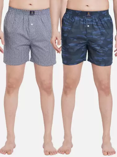 Men Pack of 2 Pure Cotton boxers - image 2
