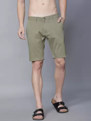 Men Slim Fit Chino Shorts - image 4