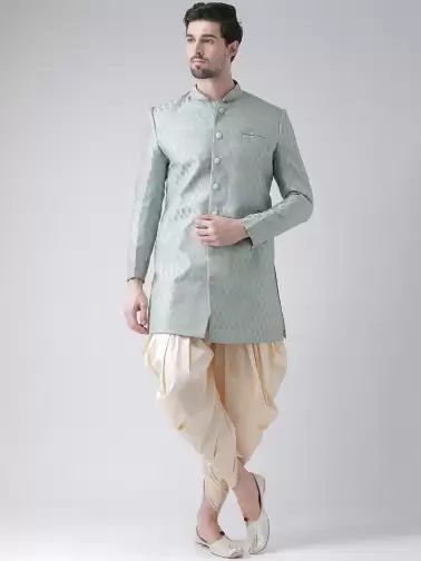 Men Sherwani With Dhoti Pants - image 2