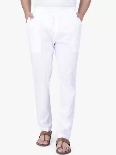 Men Solid Narrow Cut Pyjamas - image 3