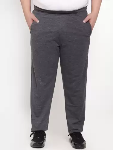 Men Solid Straight-Fit Track Pants - image 2
