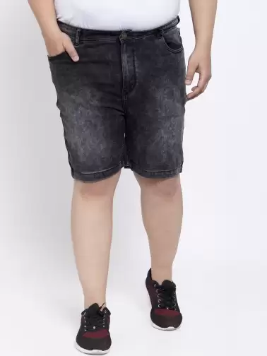 Men Regular Fit Denim Shorts - image 2