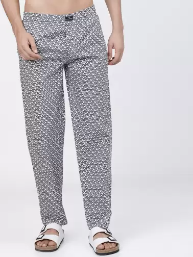 Men Printed Cotton Lounge Pants - image 2