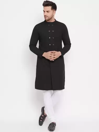 Men Lucknowi Kurta - image 2