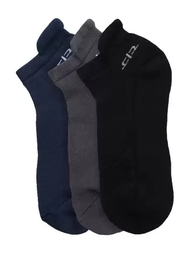 Men Pack of 3 Solid Bamboo Anti-Odour Ankle-Length Socks - image 2