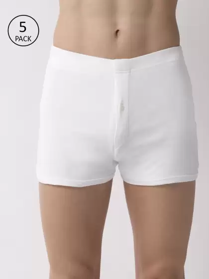 Men Pack Of 5 Solid Trunks - image 3