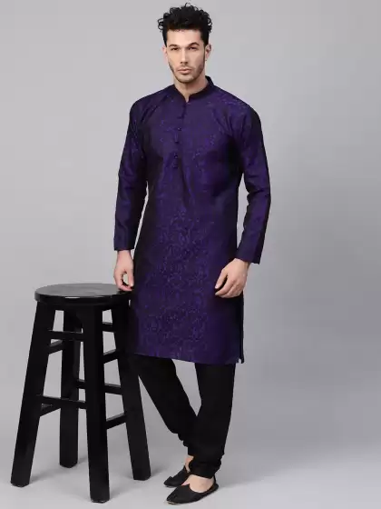 Men Kurta with Churidar - image 3